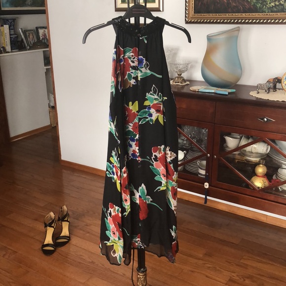For Love & Liberty Silk Floral Dress - Picture 4 of 12